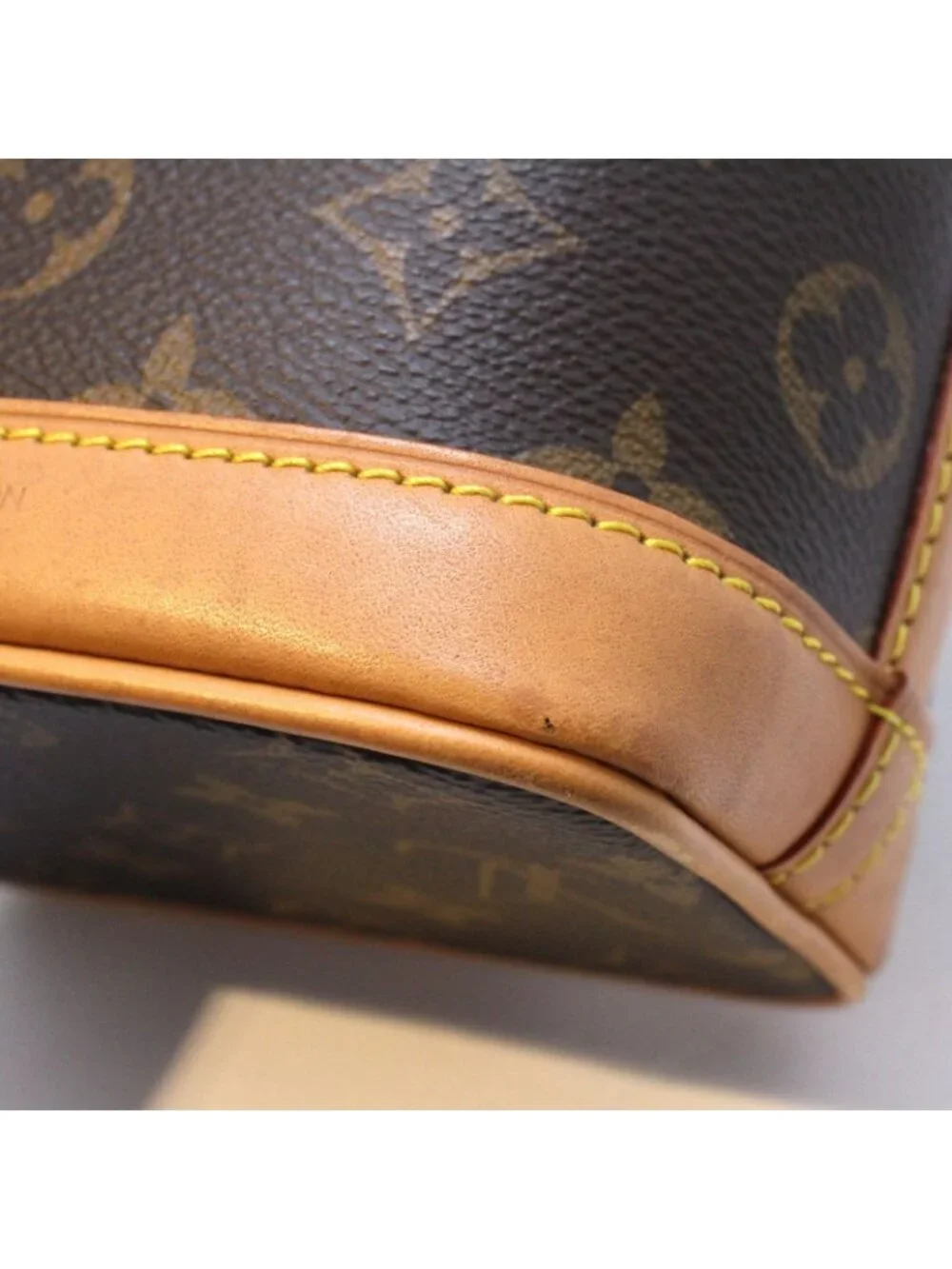 Louis Vuitton Nano Noe Monogram Shoulder Bag Canvas
